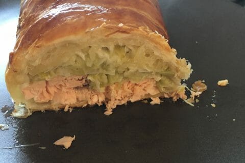 Cliquez pour zoomer ! Feuilleté saumon et poireaux Thermomix par Sa74