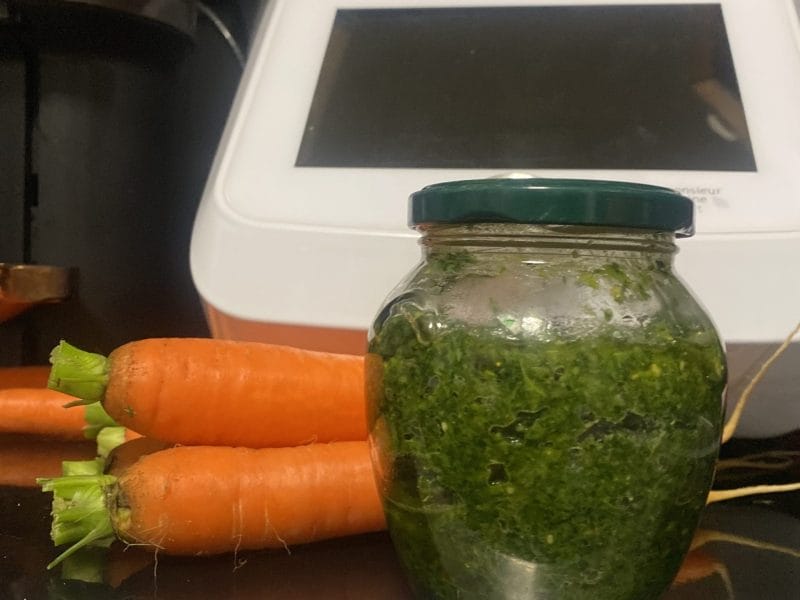 Cliquez pour zoomer ! Pesto aux fanes de radis Thermomix par magsou
