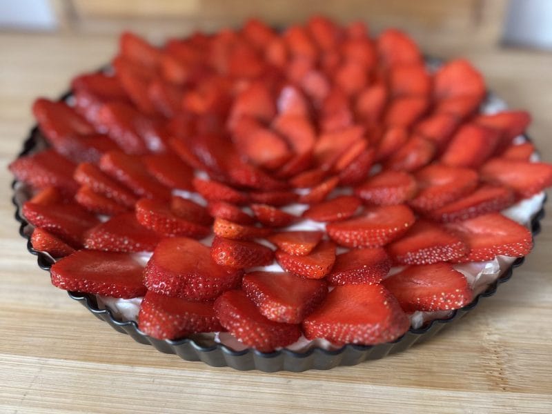 Cliquez pour zoomer ! Tarte aux fraises sans cuisson Thermomix par chanelcavel