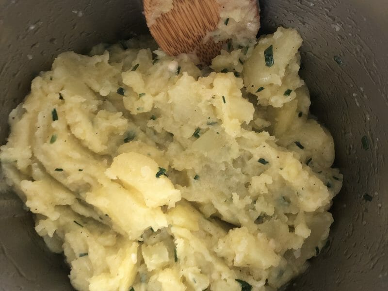 Cliquez pour zoomer ! Ecrasé de pommes de terre à l’huile d’olive Thermomix par Fatiha07