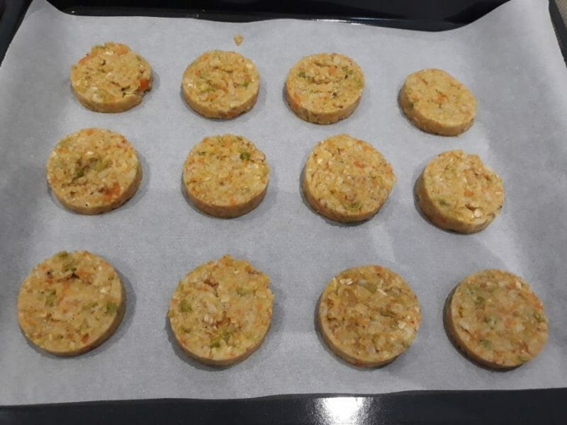 Cliquez pour zoomer ! Croquettes de chou-fleur au jambon cru Thermomix par Rostefange