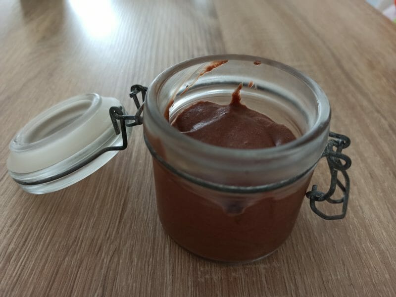 Cliquez pour zoomer ! Mousse au chocolat au jus de pois chiche Thermomix par Rostefange