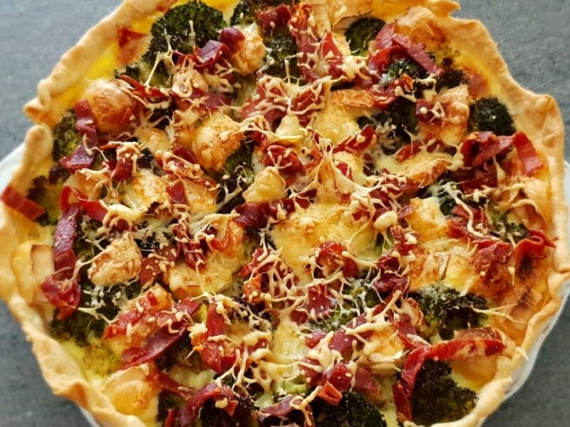 Cliquez pour zoomer ! Tarte aux brocolis et roquefort Thermomix par Jocelyne_1