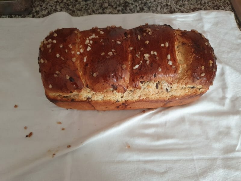 Cliquez pour zoomer ! Brioche à l’eau gazeuse Thermomix par sossi