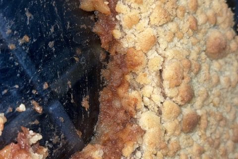 Cliquez pour zoomer ! Crumble aux Pommes Thermomix par Chichi