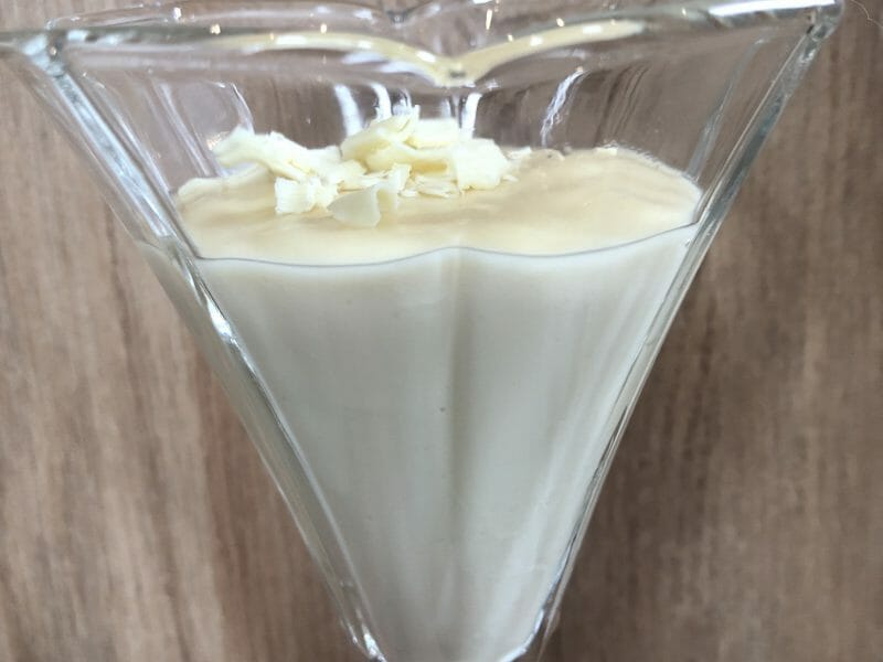Cliquez pour zoomer ! Crème dessert au chocolat blanc Thermomix par Damien32