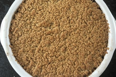 Cliquez pour zoomer ! Crumble poulet, courgettes et parmesan au Thermomix
