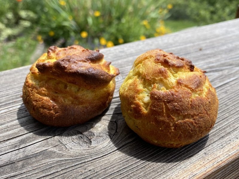 Cliquez pour zoomer ! Gougères au curry Thermomix par Agathe