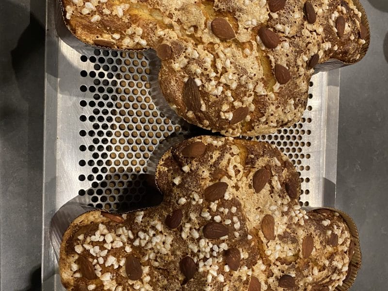 Cliquez pour zoomer ! Colombe de Pâques Thermomix par Agathe