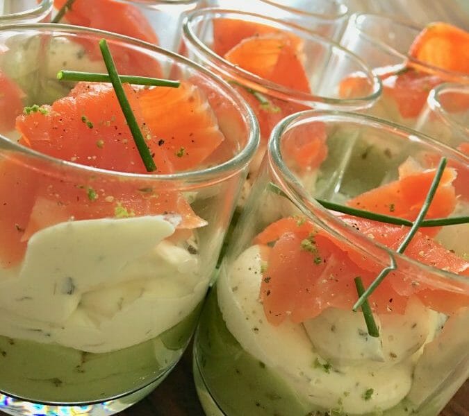 Cliquez pour zoomer ! Verrines saumon avocat Thermomix par blondie44