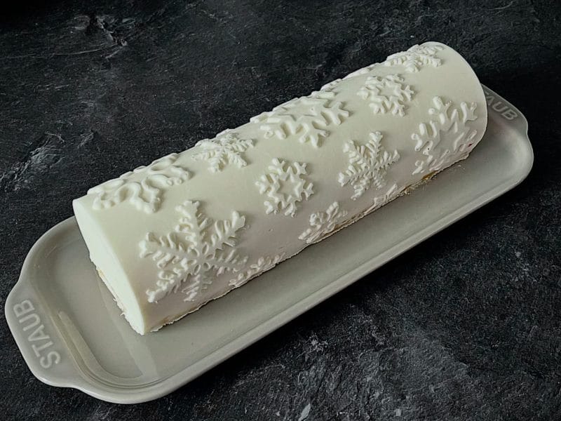 Cliquez pour zoomer ! Bûche citron et framboises Thermomix par Stephane-cook