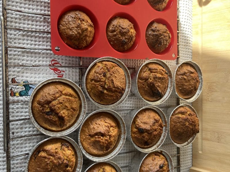Cliquez pour zoomer ! Muffins au potiron et aux pommes Thermomix par Eva 🥰
