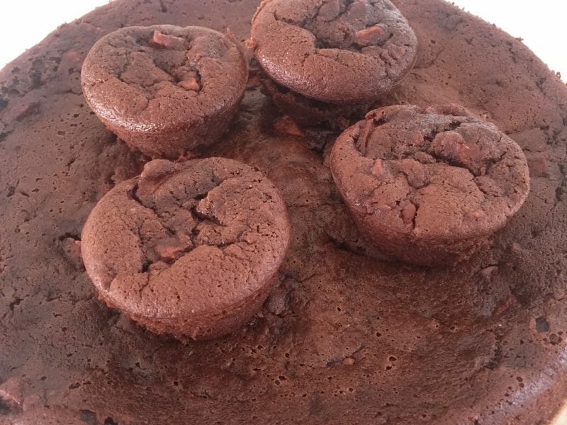 Cliquez pour zoomer ! Gâteau au chocolat et courgettes Thermomix par Spilabi