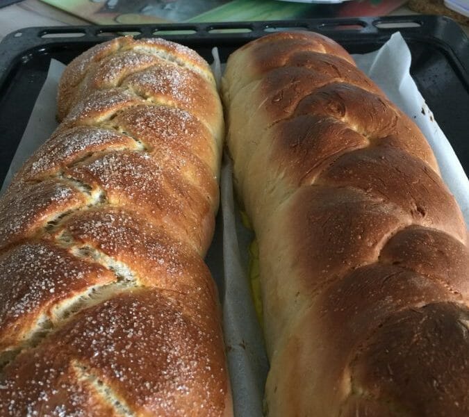 Cliquez pour zoomer ! Brioche tressée à la mie filante Thermomix par Spilabi