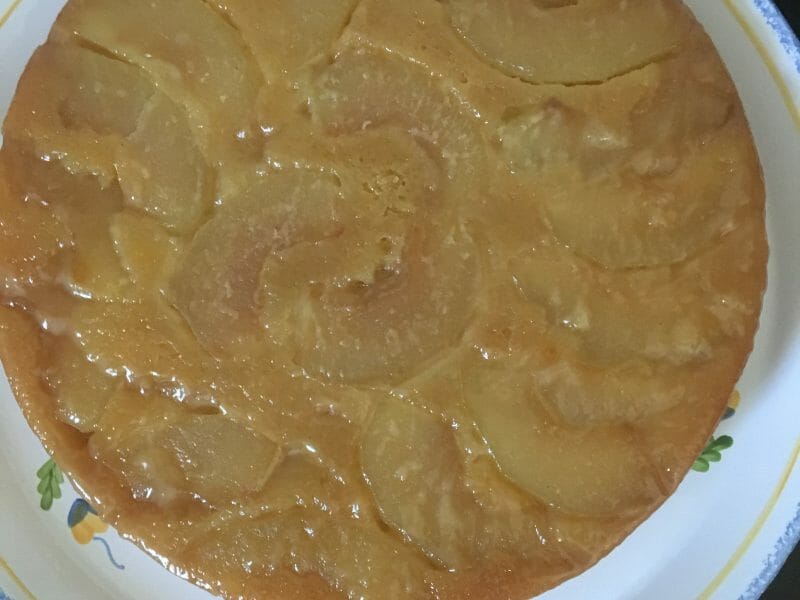Cliquez pour zoomer ! Gâteau renversé aux pommes caramélisées Thermomix par Pirae