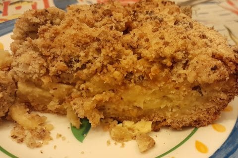 Cliquez pour zoomer ! Tarte aux pommes façon crumble Thermomix par LilyC974