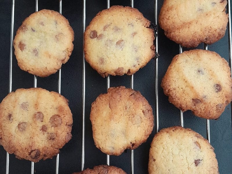 Cliquez pour zoomer ! Cookies à la noix de coco et pépites de chocolat Thermomix par LilyC974