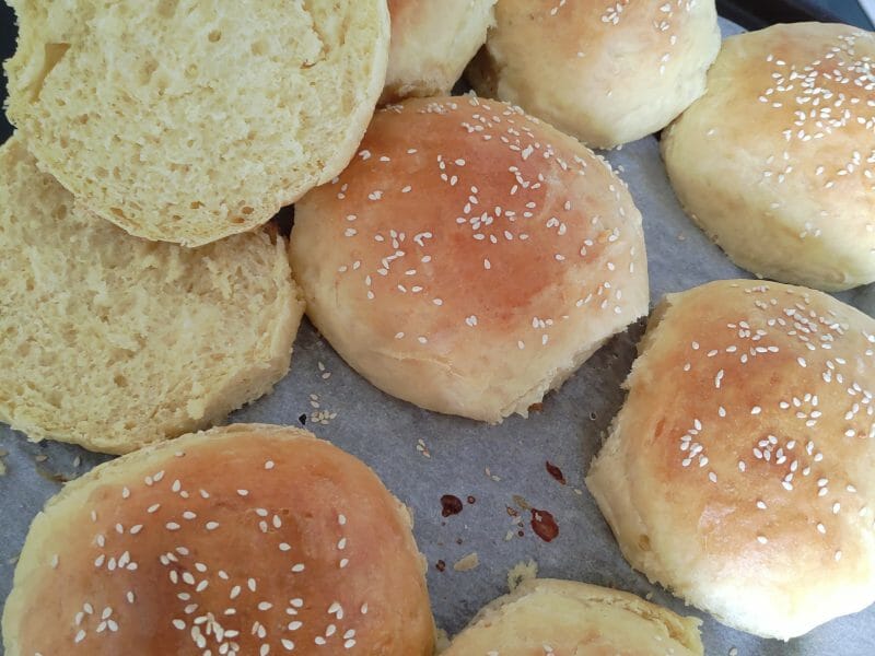 Cliquez pour zoomer ! Pains hamburger Thermomix par Catherine78