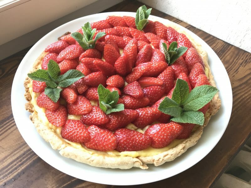 Tarte aux fraises Thermomix par Isabelle