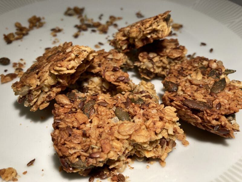 Cliquez pour zoomer ! Granola salé Thermomix par @flo@