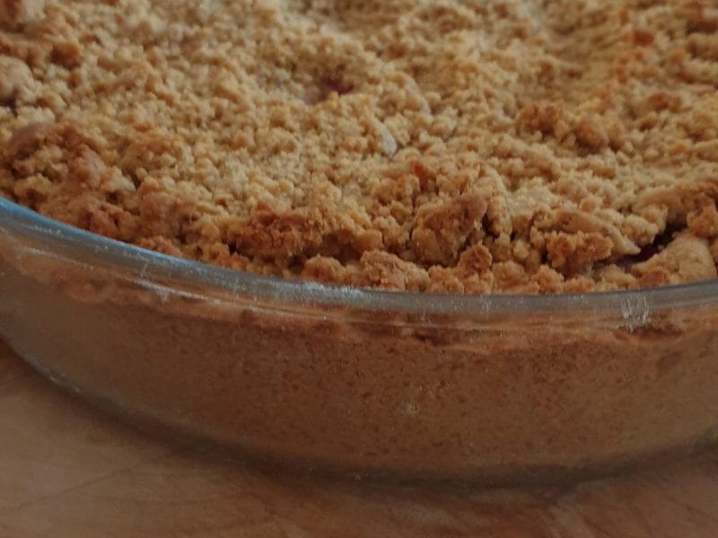Cliquez pour zoomer ! Gâteau aux myrtilles façon crumble Thermomix par Stephparry