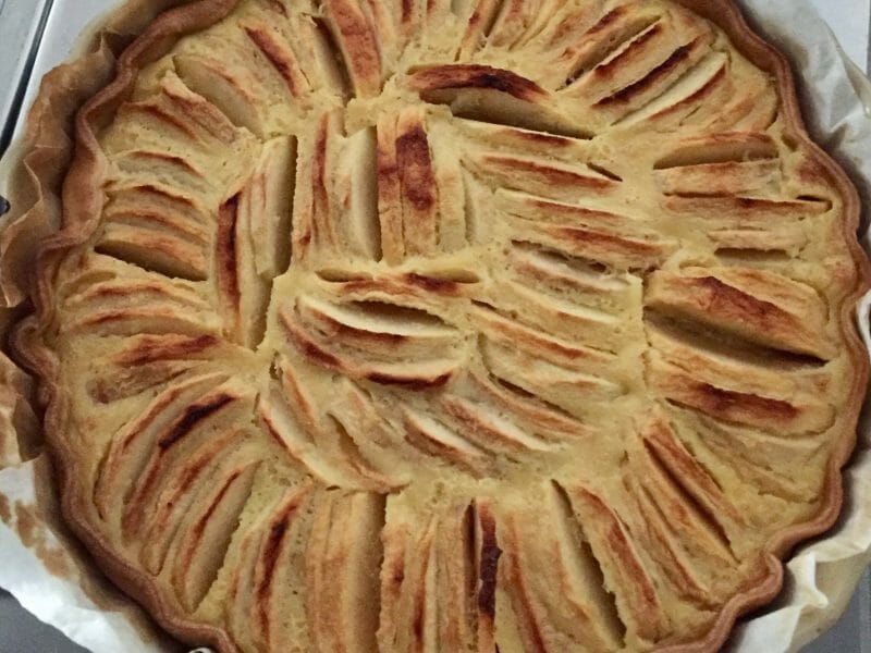 Cliquez pour zoomer ! Tarte normande aux pommes Thermomix par CHRISSOU11