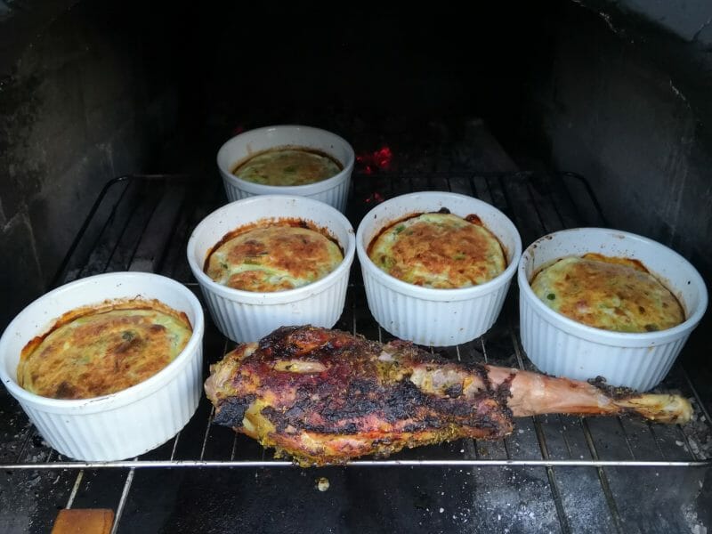 Cliquez pour zoomer ! Clafoutis de poireaux et lardons Thermomix par Sylvie43