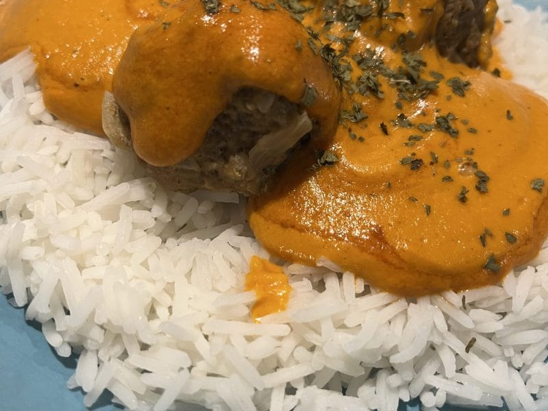 Cliquez pour zoomer ! Boulettes de viande Tikka Masala Thermomix par Ndidou