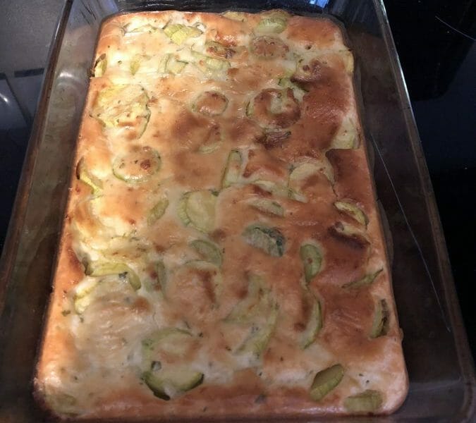 Cliquez pour zoomer ! Clafoutis courgettes et feta Thermomix par Lidwine