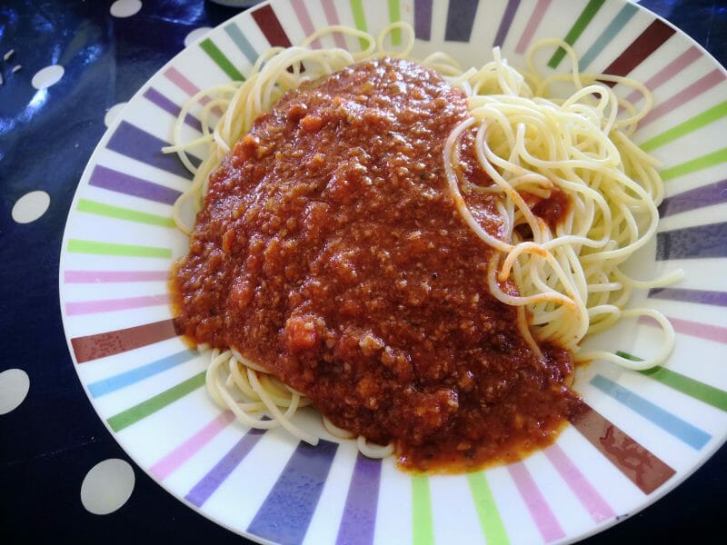 Cliquez pour zoomer ! Spaghettis bolognaise Thermomix par poupette2102