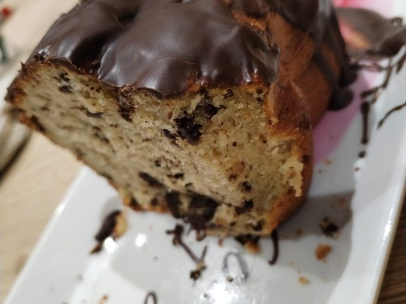 Cliquez pour zoomer ! Plum cake aux pépites de chocolat Thermomix par poupette2102