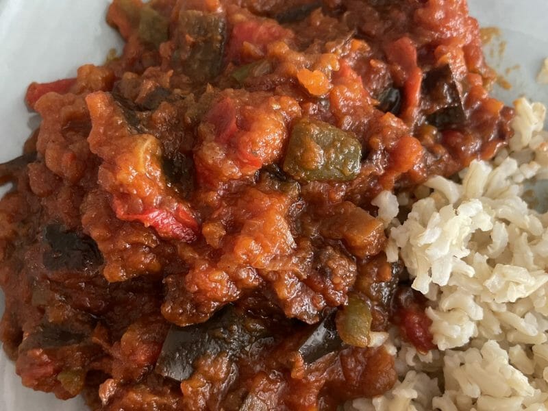 Cliquez pour zoomer ! Caponata sicilienne Thermomix par hayatlynxyeyes