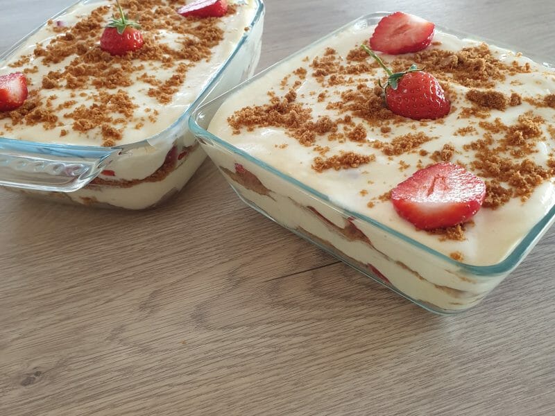 Cliquez pour zoomer ! Tiramisu aux framboises et spéculoos Thermomix par hayatlynxyeyes