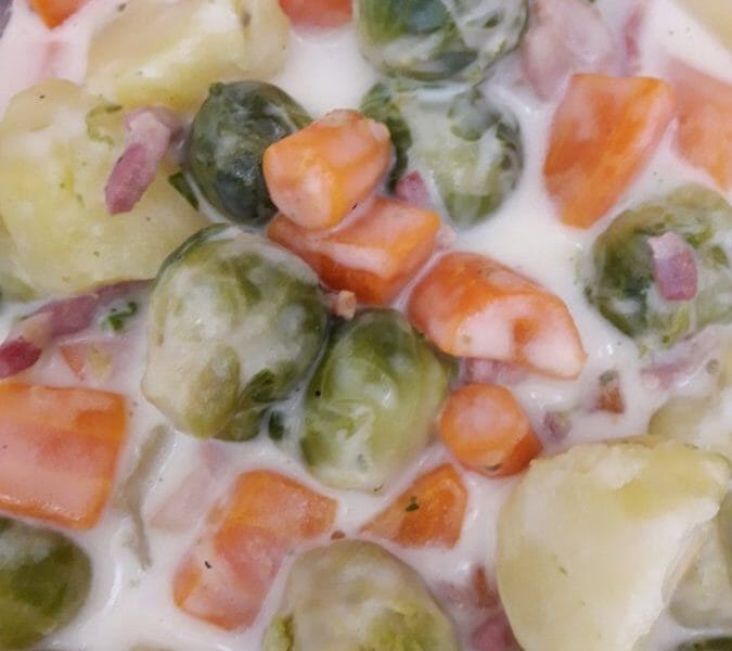 Cliquez pour zoomer ! Potée de choux de Bruxelles Thermomix par co-rinne