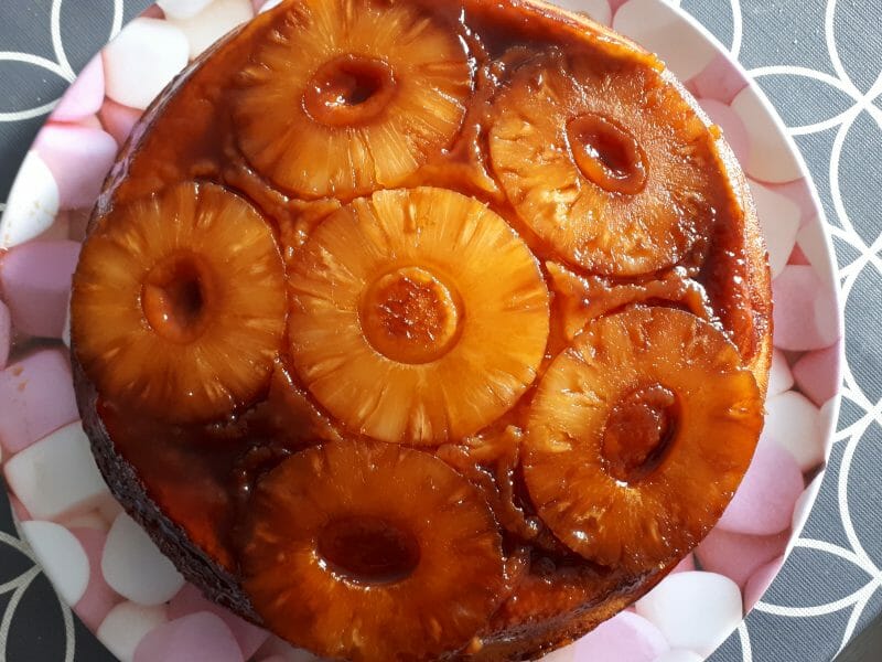 Cliquez pour zoomer ! Gâteau renversé à l’ananas Thermomix par Anais_9