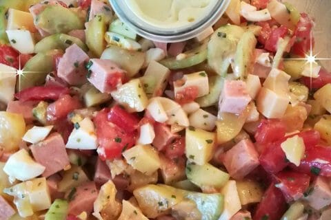 Cliquez pour zoomer ! Salade piémontaise au Thermomix