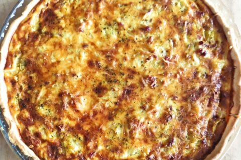 Cliquez pour zoomer ! Tarte fondante aux endives et au curry au Thermomix