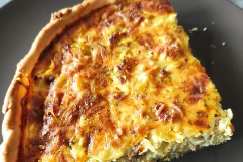 Cliquez pour zoomer ! Tarte fondante aux endives et au curry au Thermomix