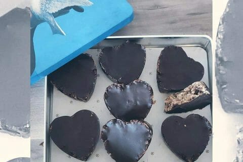 Cliquez pour zoomer ! Barres de céréales à l’avoine, noisettes, banane et chocolat Thermomix par Laeti. 76