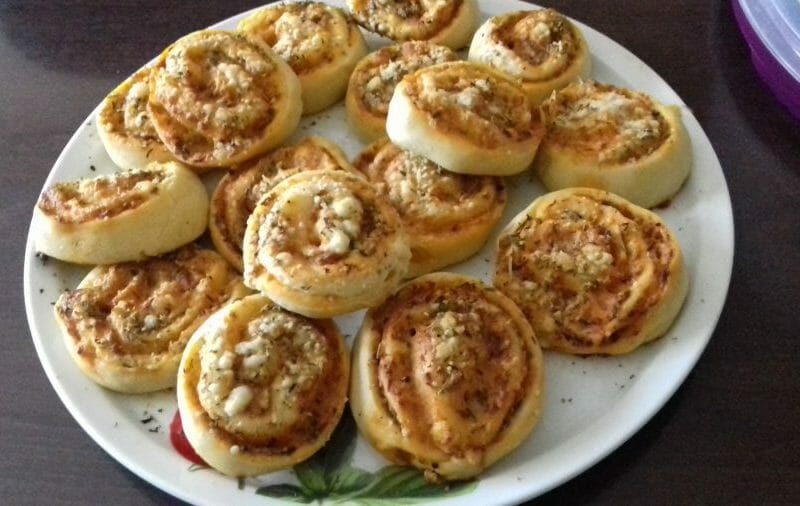 Cliquez pour zoomer ! Pizza rolls jambon champignons Thermomix par delloul
