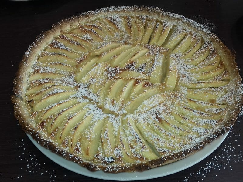 Cliquez pour zoomer ! Tarte normande aux pommes Thermomix par delloul