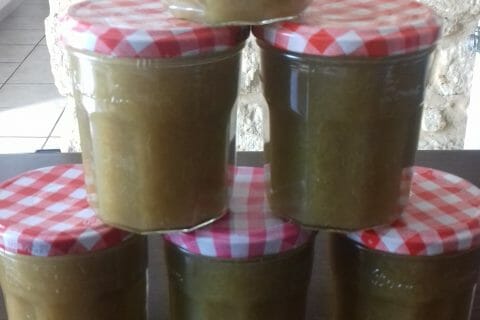 Cliquez pour zoomer ! Confiture de rhubarbe au Thermomix
