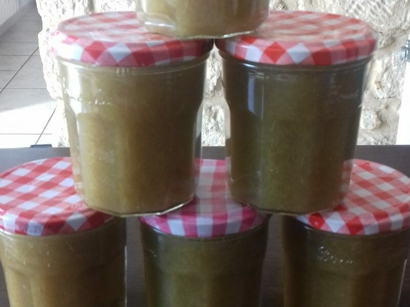 Cliquez pour zoomer ! Confiture de rhubarbe Thermomix par delloul