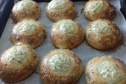 Cliquez pour zoomer ! Poğaça – Petits pains Turcs à la Feta au Thermomix