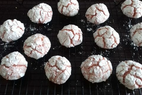 Cliquez pour zoomer ! Craquelés aux biscuits roses de Reims au Thermomix