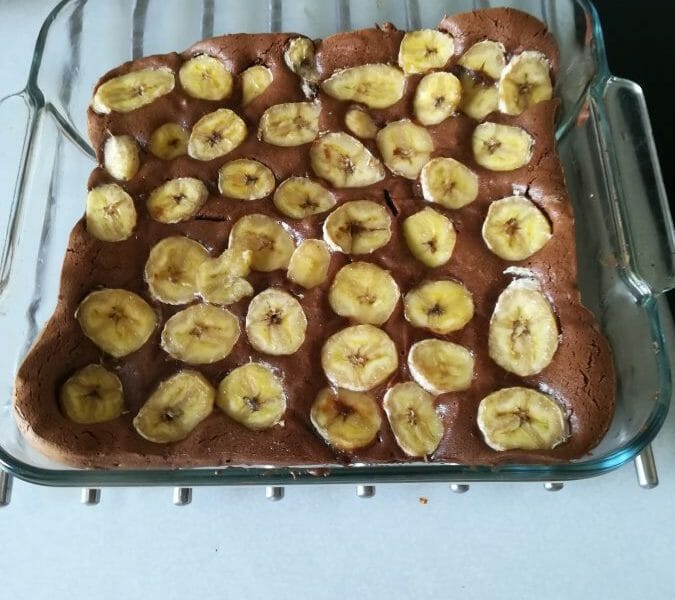 Cliquez pour zoomer ! Brownie fondant choco-banane Thermomix par Goya