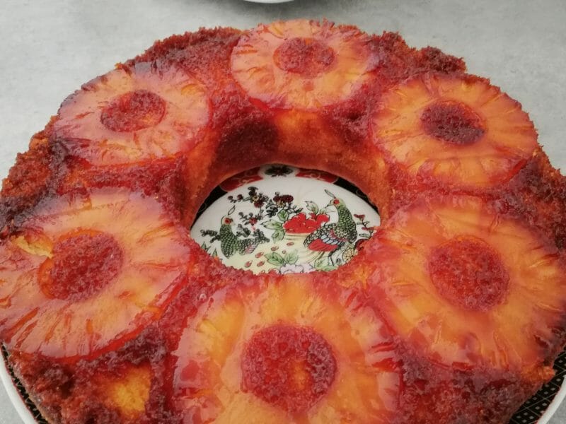 Cliquez pour zoomer ! Gâteau renversé à l’ananas Thermomix par Rya