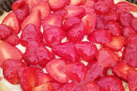 Cliquez pour zoomer ! Tarte aux fraises au Thermomix