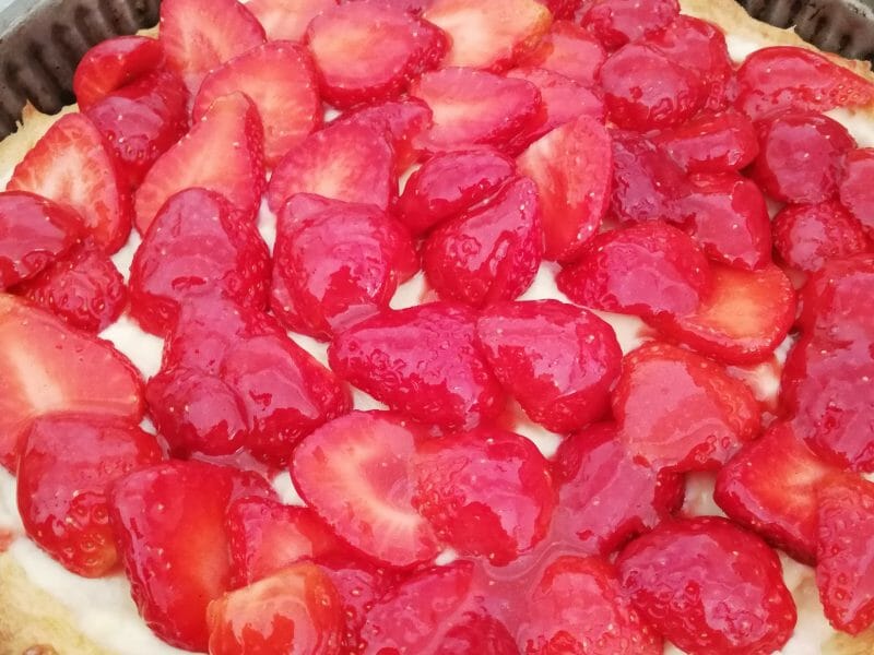 Cliquez pour zoomer ! Tarte aux fraises Thermomix par Rya