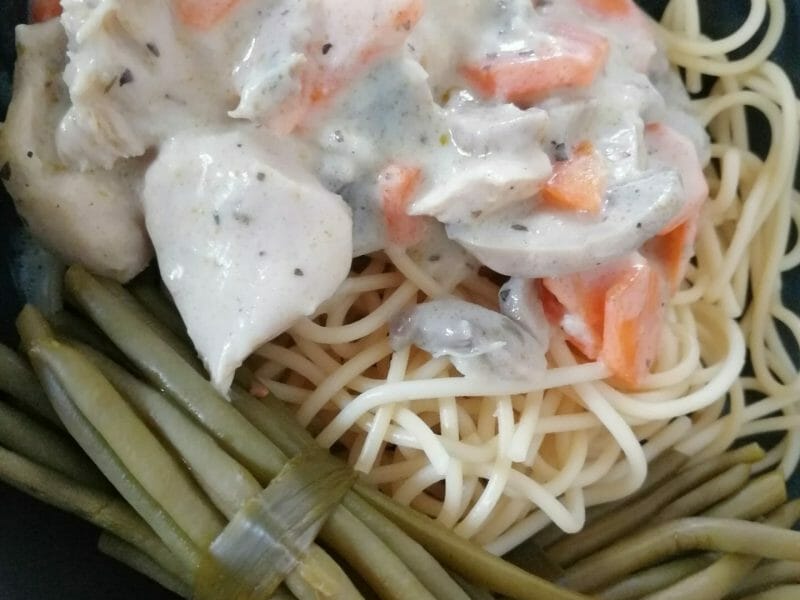 Cliquez pour zoomer ! Blanquette de poulet Thermomix par Evelynegiorda